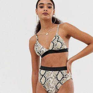 Snakeskin bikini